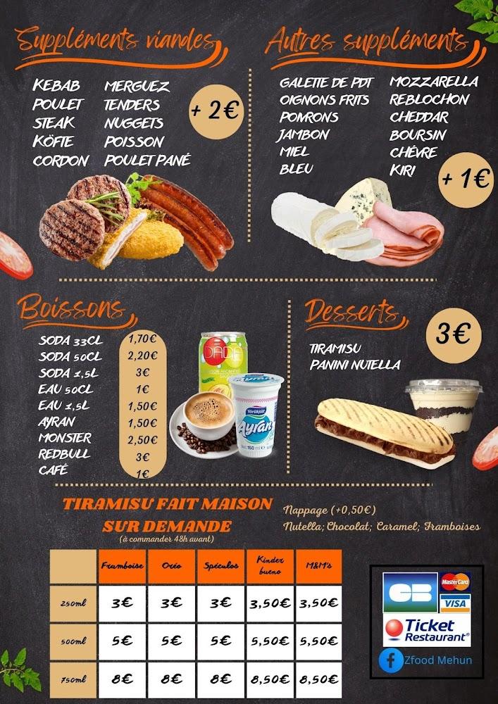 Z FOOD KEBAB - Menu Image 2